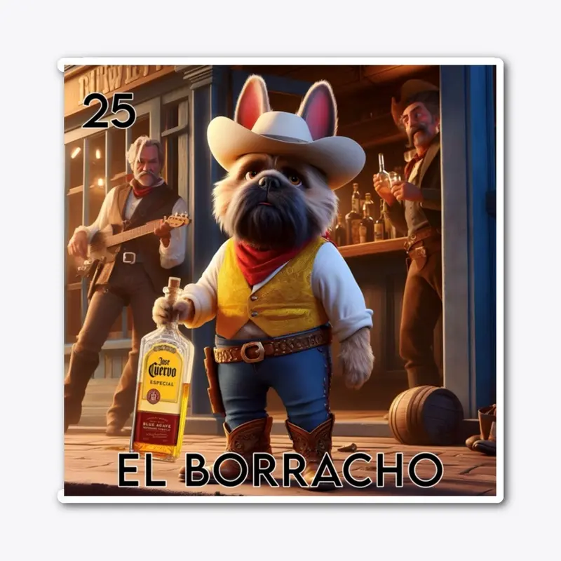 El Borracho Fluffy French Bulldog